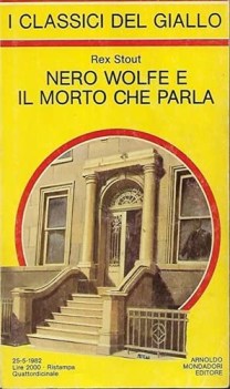 nero wolfe e il morto che parla