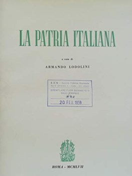 patria italiana