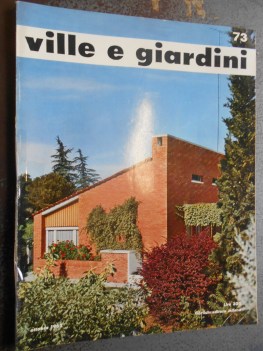 VILLE E GIARDINI ottobre 1962 numero 73