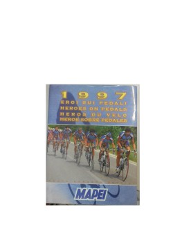 eroi sui pedali 1997 mapei foto di Bettini Roberto AUTOGRAFATO DA GIANNI BUGNO.