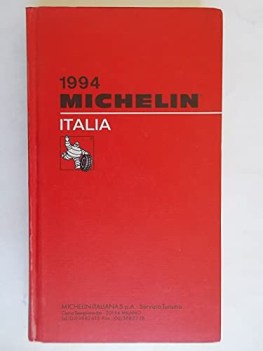 michelin red guide italia 1994