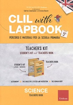 clil with lapbook science quinta teachers kit lingua inglese