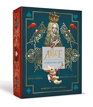 alice il gioco di carte ediz illustrata con libro in brossura