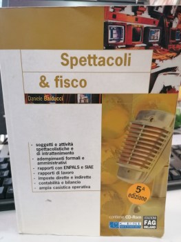 spettacoli  fisco senza cdrom