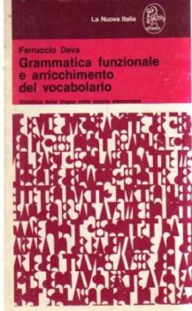 grammatica funzionale e arricchimento del vocabolario