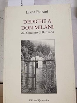 dediche a don milani dal cimitero di barbiana