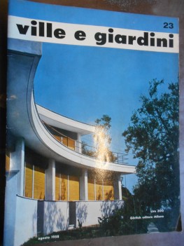 VILLE E GIARDINI agosto 1958 numero 23