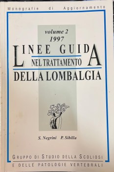 linee guida nel trattamento della lombalgia