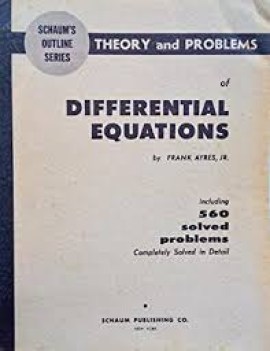 theory and problems of differential equations schaum\'s outline series