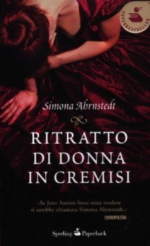 ritratto di donna in cremisi