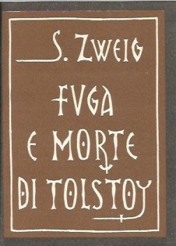 fuga e morte di tolstoj