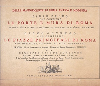 delle magnificenze di roma antica e moderna libro primo libro secondo