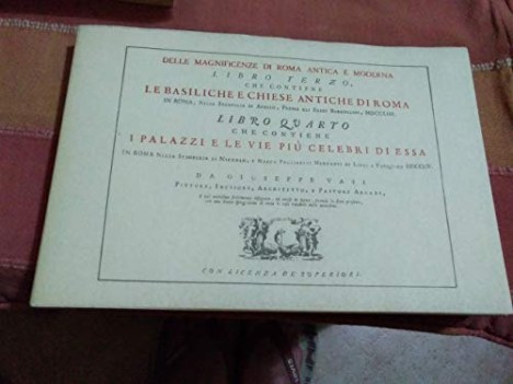 delle magnificenze di roma antica e moderna libro terzo e libro quarto