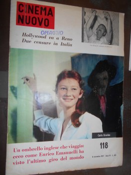 cinema nuovo 118 CARLA GRAVINA novembre 1957