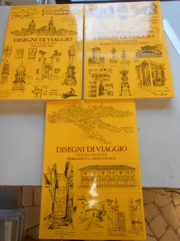 disegni di viaggio di luigi angelini 3 volumi