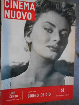 cinema nuovo 61 SOPHIA LOREN giugno 1955