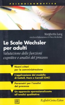 scale wechsler per adulti valutazione delle funzioni cognitive