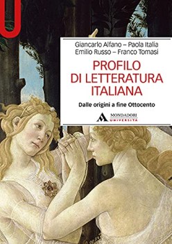 profilo di letteratura italiana dalle origini a fine ottocento