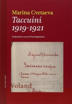 taccuini 1919-1921