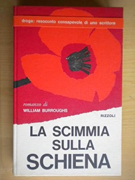 scimmia sulla schiena