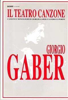 teatro canzone giorgio gaber