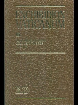 enchiridion vaticanum 5  documenti ufficiali della santa sede