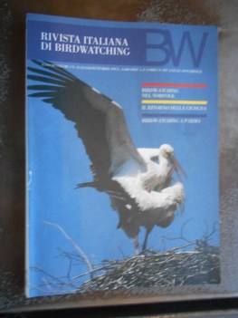 rivista italiana birdwatching luglio/settembre 1995 BW