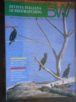 rivista italiana birdwatching aprile/giugno 1993 BW