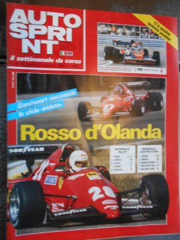 autosprint 1983 n 35 rosso d\'olanda