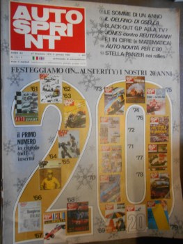 autosprint 1979 - 1980 n (52) 1 festeggiamo (in... austerity) i nostri 20 anni