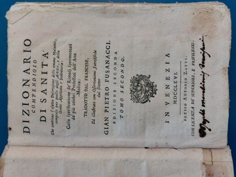 Dizionario compendioso di sanit Tomo II