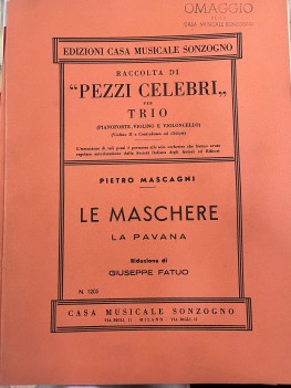 raccolta di pezzi celebri per trio le maschere la pavana