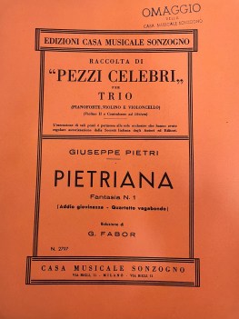 raccolta di pezzi celebri per trio pietriana fantasia n.1