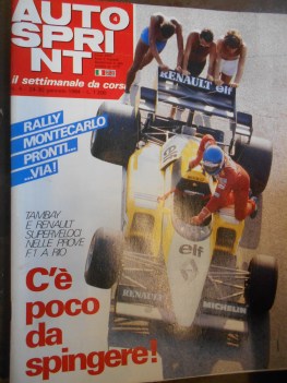 autosprint 1984 n 4 c\' poco da spingere!