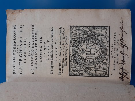 florum exemplorum sive catechismi historialis tomus 3 (capitoli 5-6) 1616