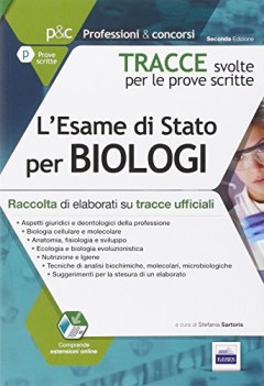 tracce svolte per lesame di stato per biologi raccolta di elaborati