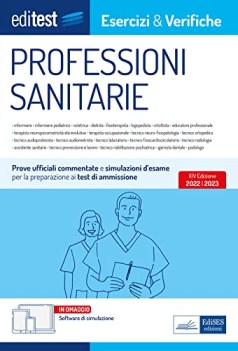 test professioni sanitarie 2022 simulazioni e prove ufficiali con so