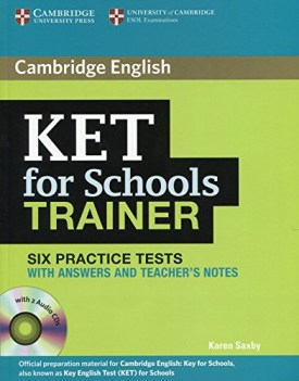 ket for schools trainer +key inglese, grammatica