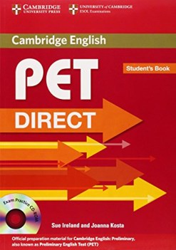 pet direct student\'s pack +cd inglese, grammatica