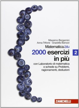 matematica.blu, 2000 esercizi in piu 2 matematica x superiori