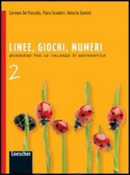 linee giochi numeri 2 libri vacanze