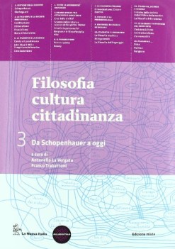 filosofia cultura cittadinanza 3 (2t) filosofia,pedag.-manuali