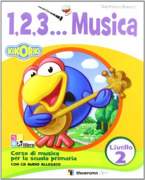 1 2 3 musica x 4 elem. +cd parascol.elementare