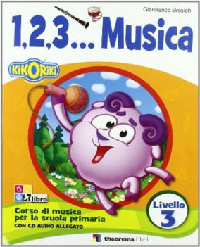 1 2 3 musica x 5 elem. +cd parascol.elementare