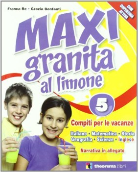 maxi granita al limone 5 libri vacanze