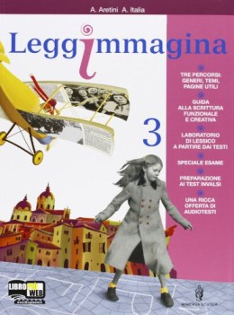 leggimmagina 3 +imparare italiano, antologia media