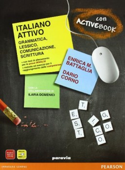 italiano attivo +cd grammatica sup.