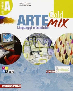 arte mix gold a+b+c +lab. +cd educazione artistica