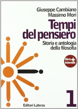 tempi del pensiero 1 filosofia,pedag.-manuali