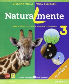 naturalmente 3 +dvd scienze scuola media